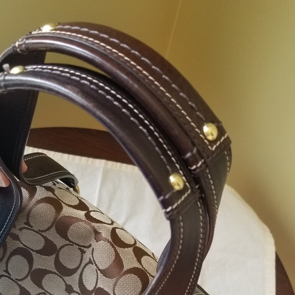 Coach Signature "Hampton" Weekender - Picture 9 of 16